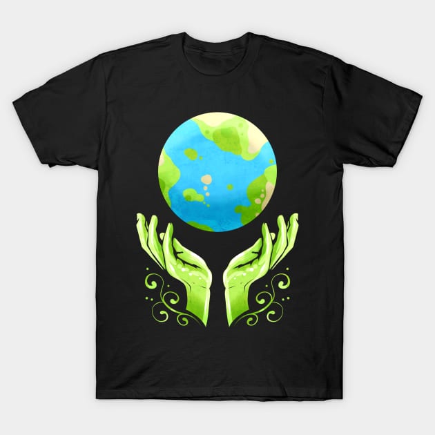 T shirt earth top